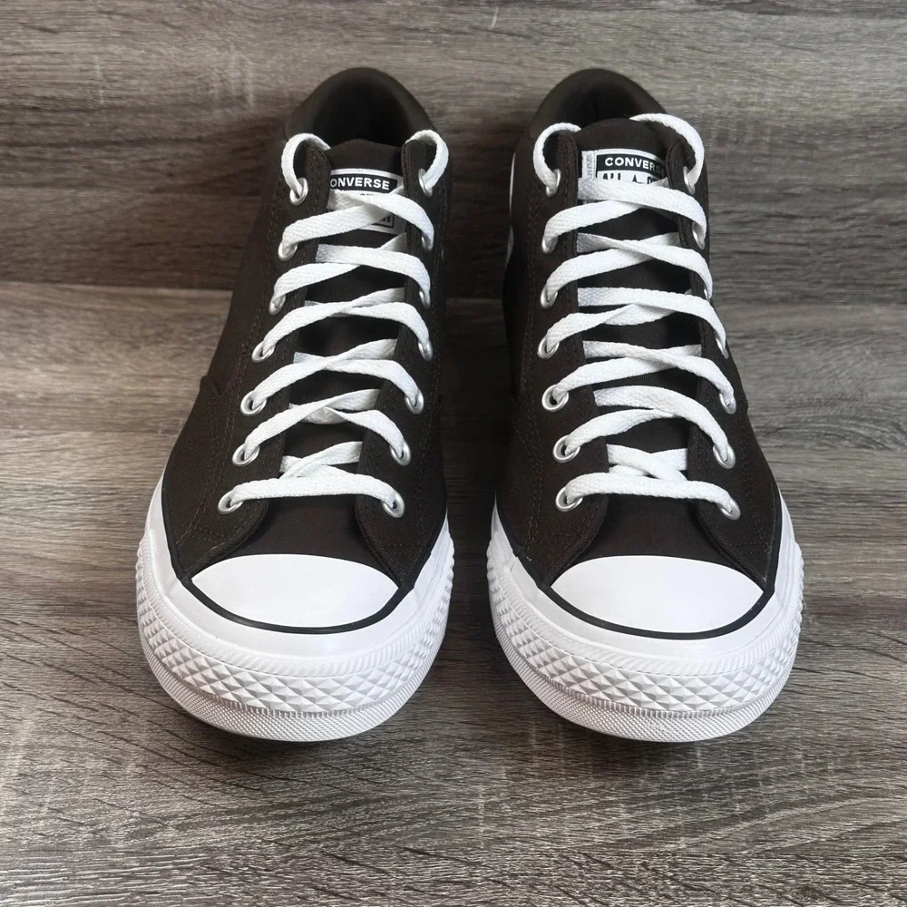 Converse Malden Street Mid Mens 11.5 Fresh Brew Brown Canvas Sneakers A11708F